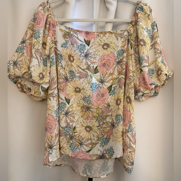 Flying Tomato Multicolor Floral Blouse - Picture 6 of 6